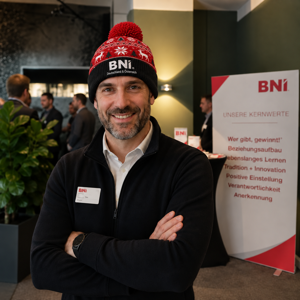 BNI Beanie Weihnachtsedition Lifestyle