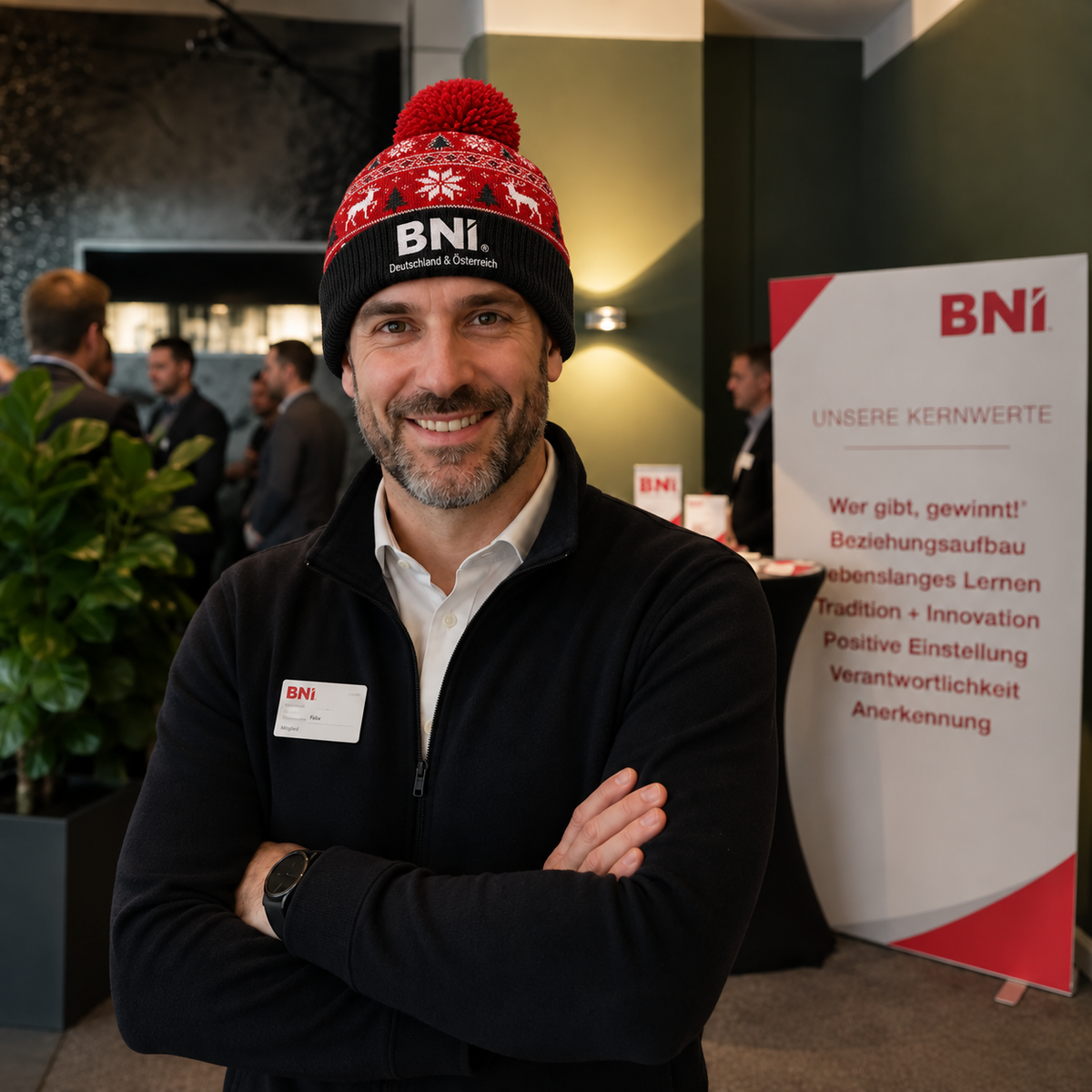 BNI Beanie Weihnachtsedition Lifestyle