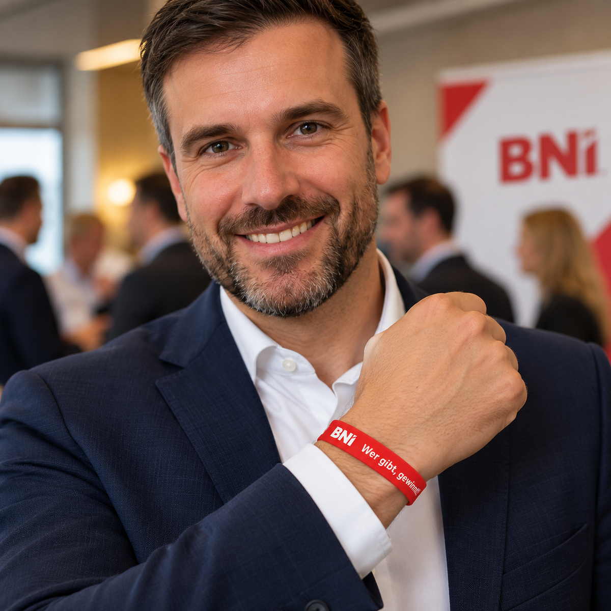 Networking mit BNI Wristband