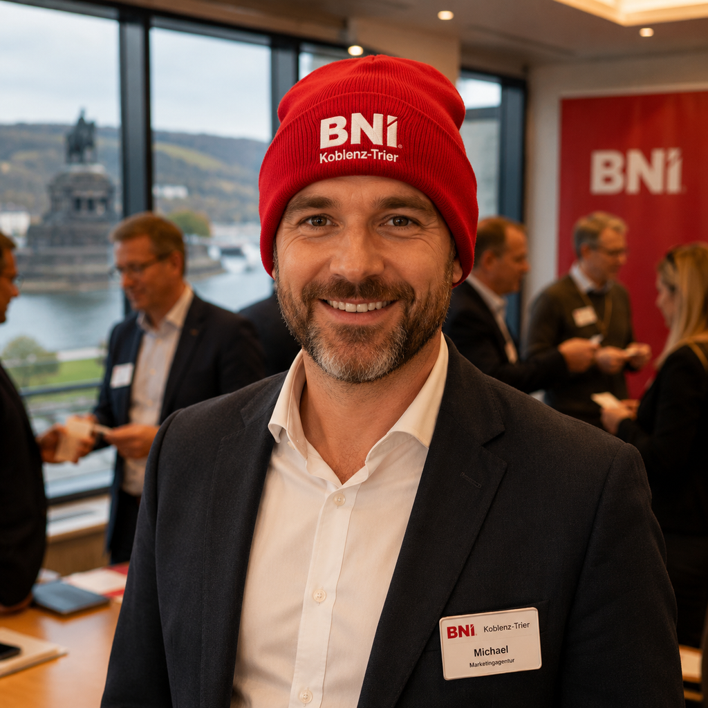 Beanie – Koblenz-Trier, BNI-Mütze mit Chapter-Branding
