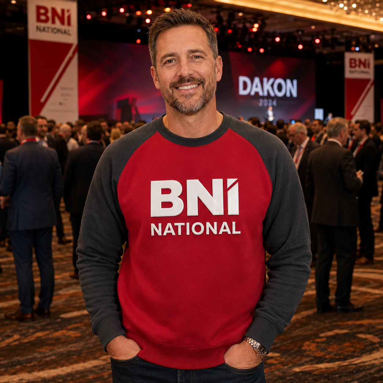 Sweatshirt National Bicolor Groß