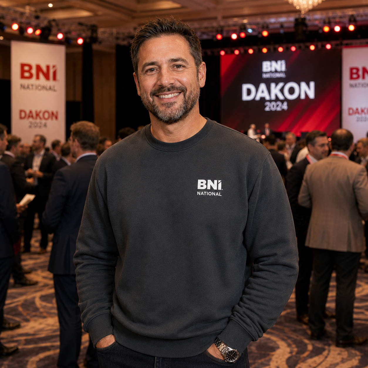 Sweatshirt National Grau Klein