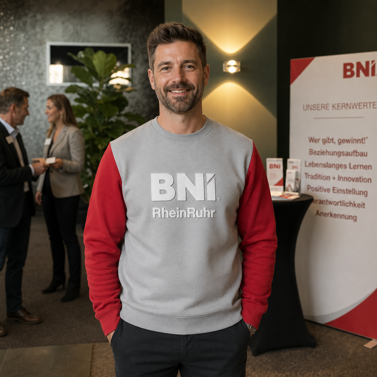 Sweatshirt RheinRuhr Grau Groß