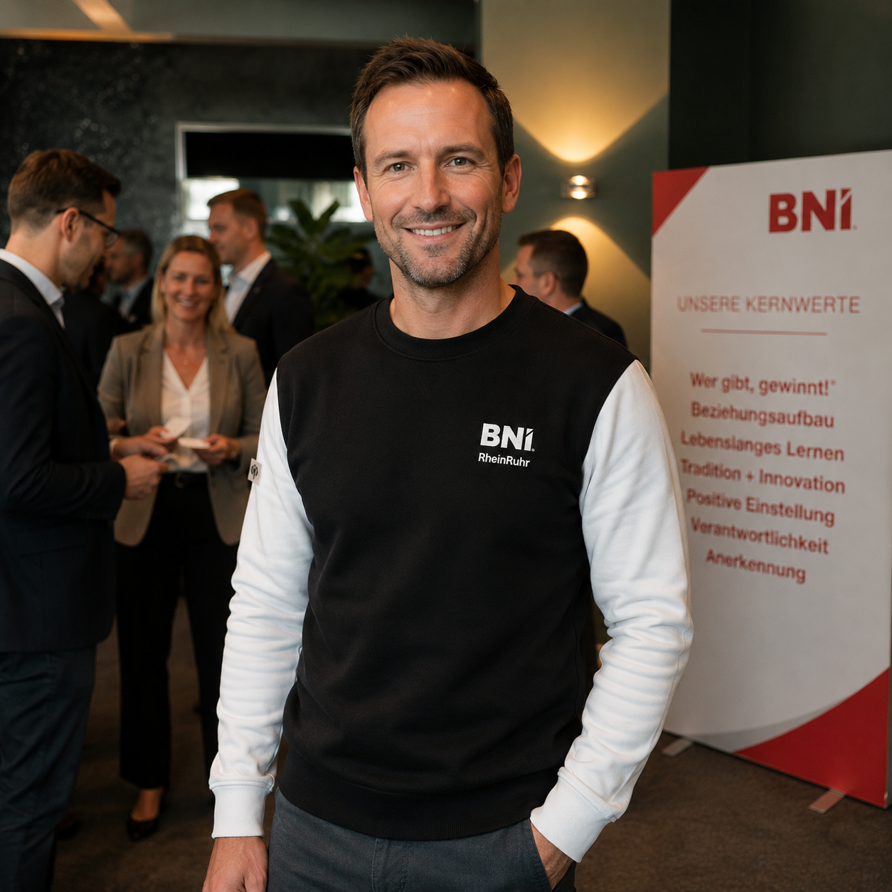 Sweatshirt RheinRuhr Schwarz Klein